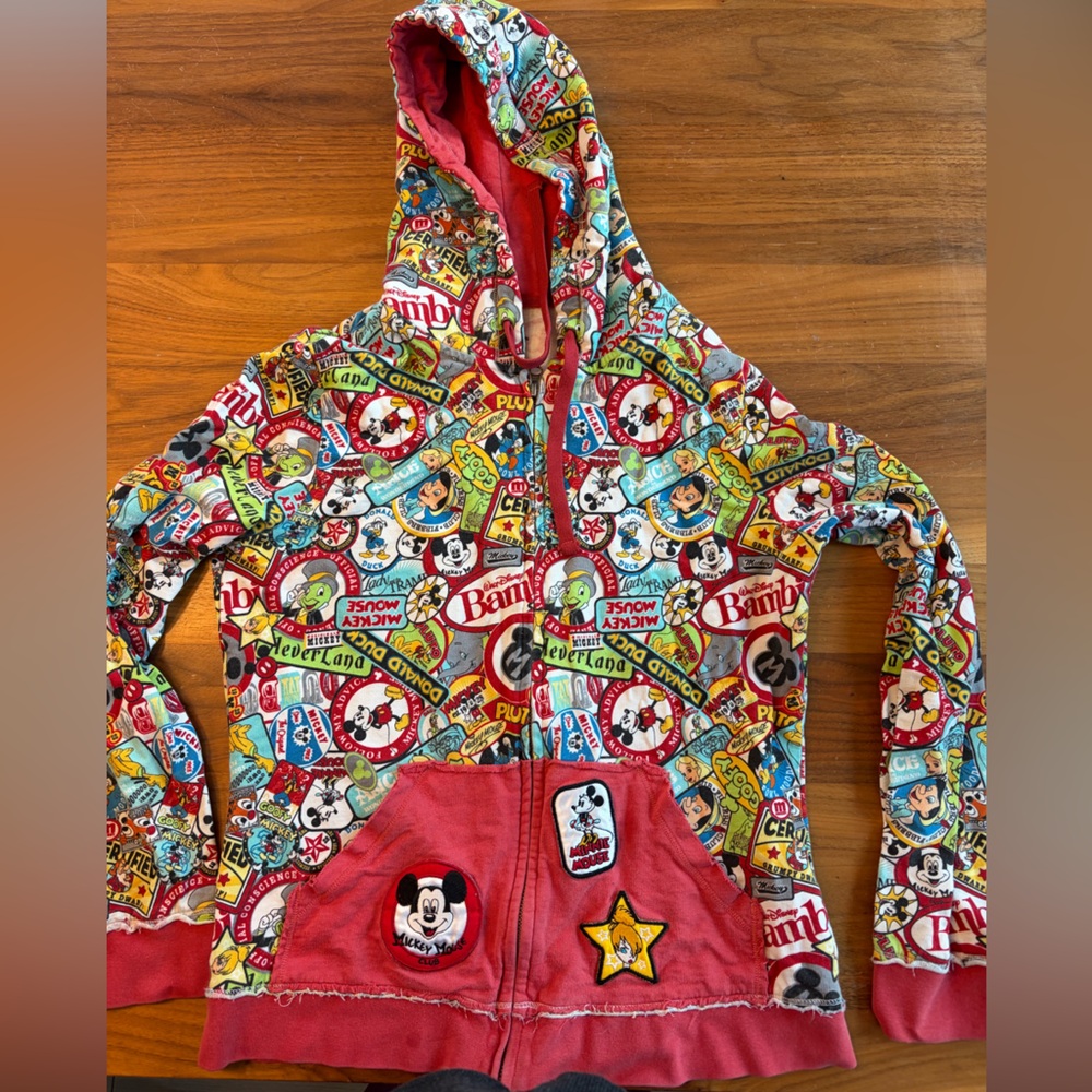 Disney Colorful Mickey Mouse Kids Hoodie